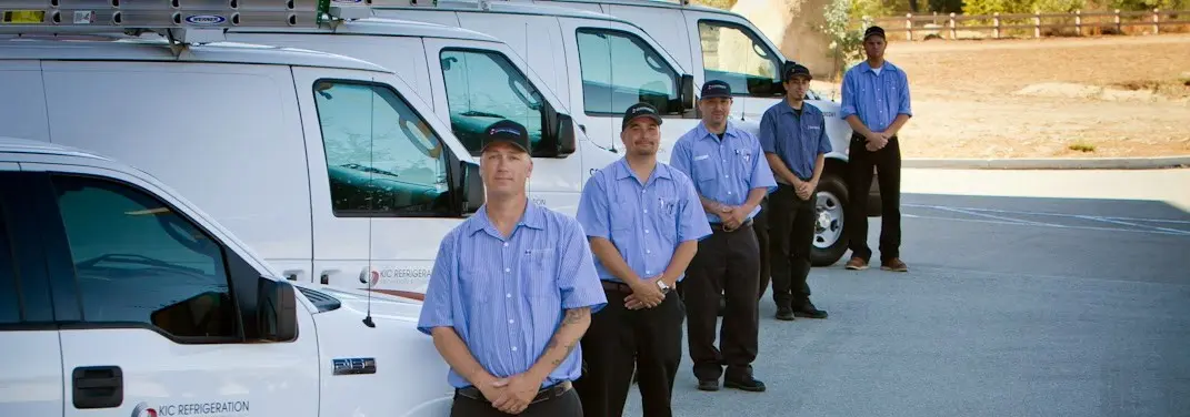 KIC Refrigeration crew ready for Mini Split Repair jobs across Elk Grove